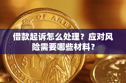 武汉借款起诉怎么处理？应对风险需要哪些材料？