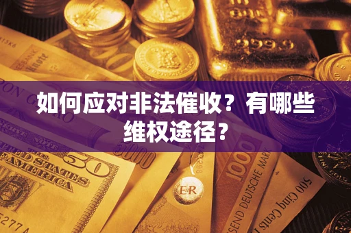 武汉如何应对非法催收？有哪些维权途径？