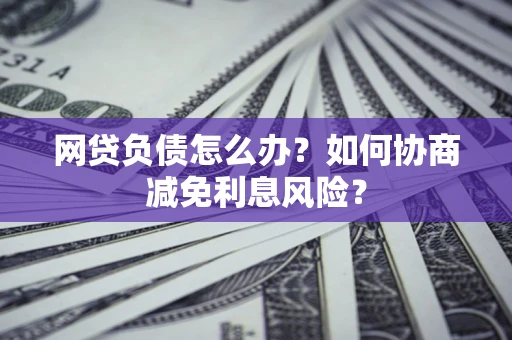 武汉网贷负债怎么办？如何协商减免利息风险？