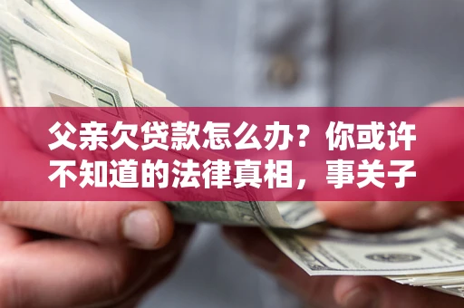 武汉父亲欠贷款怎么办？你或许不知道的法律真相，事关子女未来