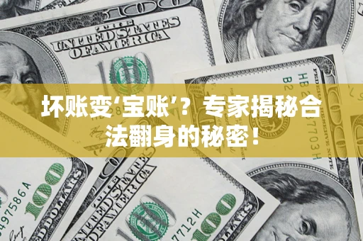 武汉坏账变‘宝账’？专家揭秘合法翻身的秘密！