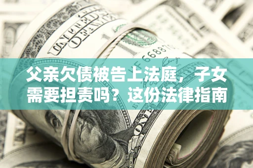 武汉父亲欠债被告上法庭，子女需要担责吗？这份法律指南必须看完
