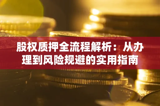 武汉股权质押全流程解析：从办理到风险规避的实用指南