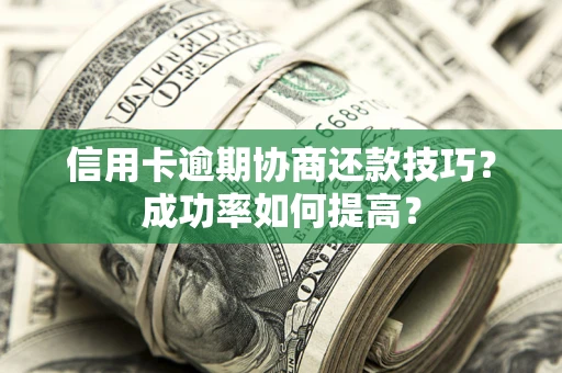 武汉信用卡逾期协商还款技巧？成功率如何提高？