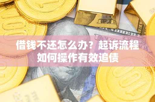 武汉借钱不还怎么办？起诉流程如何操作有效追债