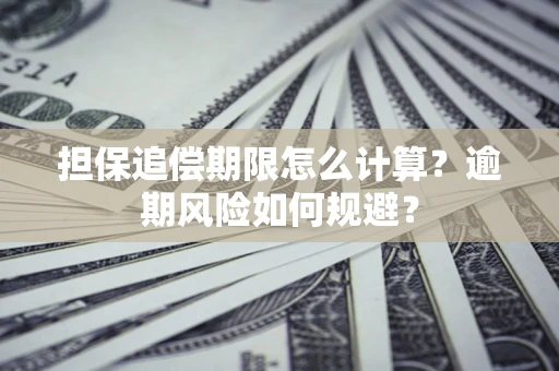 武汉担保追偿期限怎么计算？逾期风险如何规避？