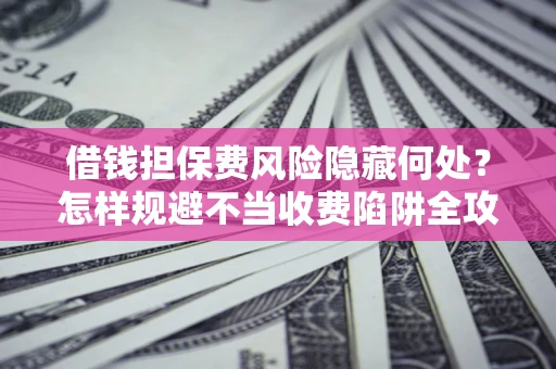武汉借钱担保费风险隐藏何处？怎样规避不当收费陷阱全攻略！